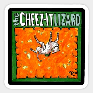 Cheez-it Lizard Sticker